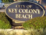City of Key Colony Beach entrance Sign